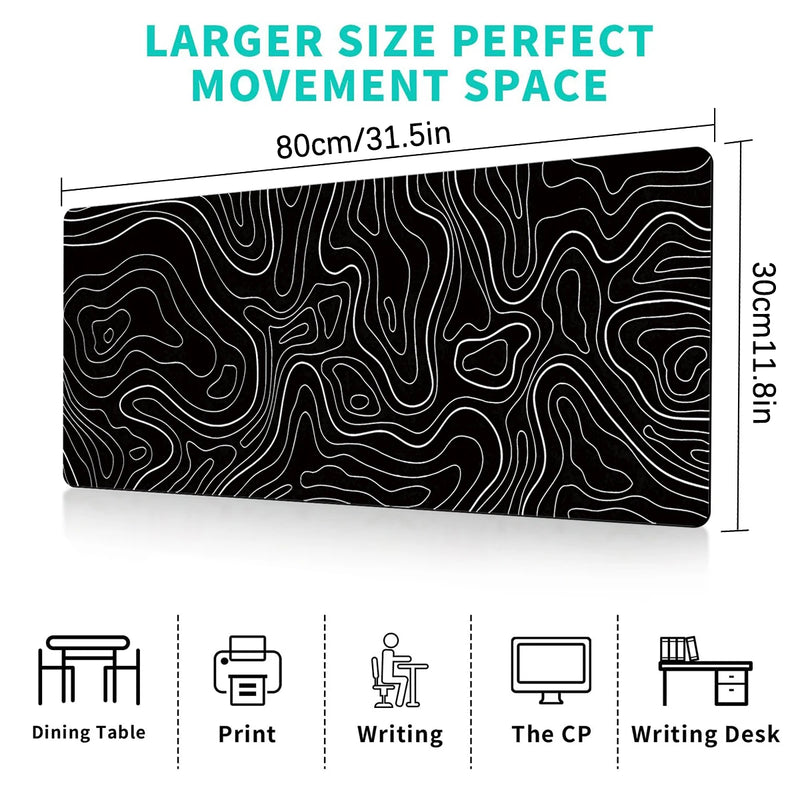 1Pcs Gaming Mouse Pad Pro Large Keyboard Pad 31.5 x 11.8in